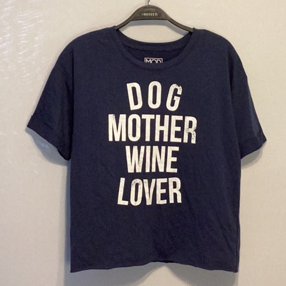 Modern Lux navy graffiti t-shirt size medium